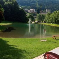 Le plan d'eau de Flumet